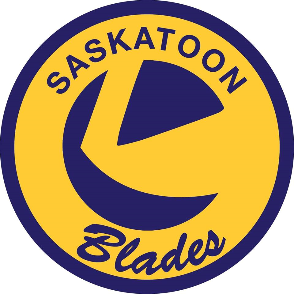 Saskatoon Blades 1983 84-1992 93 Primary Logo iron on paper